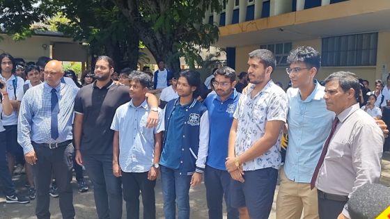 Avec six lauréats au RCPL, Farhaad Tegally se dit fier de «mo bann garson»