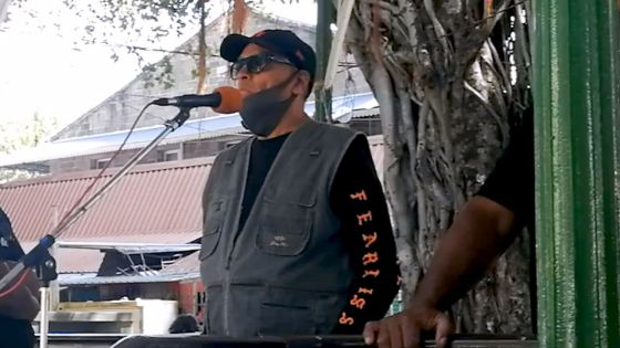 Lutte contre le trafic de drogue : rassemblement pacifique d’Ally Lazer au jardin de la Compagnie 