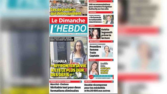 Voici la Une de Le Dimanche / L'Hebdo