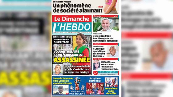 Voici la Une de Le Dimanche / L'Hebdo
