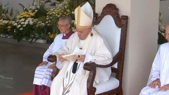 Suivez en direct la messe papale 