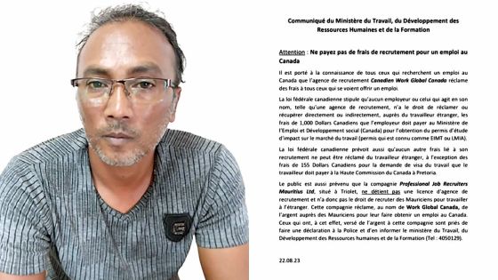 Offres d’emploi frauduleuses à l’étranger : la CID de Trou-aux-Biches démantèle un réseau d’escrocs