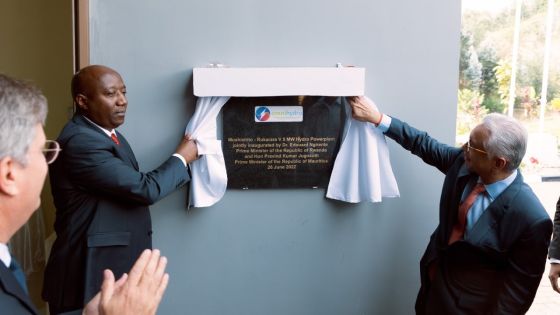Au Rwanda : Omnihydro inaugurée en présence de Pravind Jugnauth