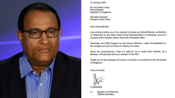 Inculpé pour corruption, le ministre singapourien des Transports démissionne