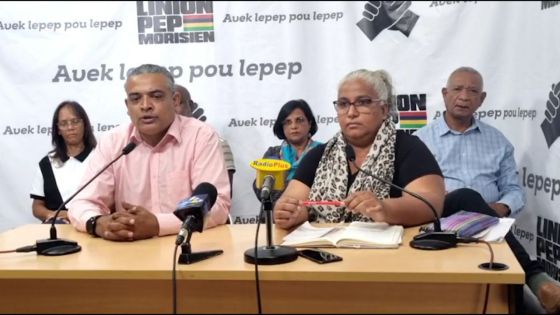 Manif de la MBA : soutien des membres de l'Inion Pep Morisien 