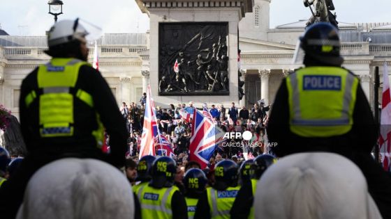 Manifestation d'extrême droite à Londres : neuf arrestations après des violences inacceptables