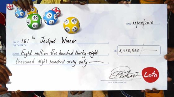 Loto: 10 Portlouisiens se partagent Rs 8,5 millions