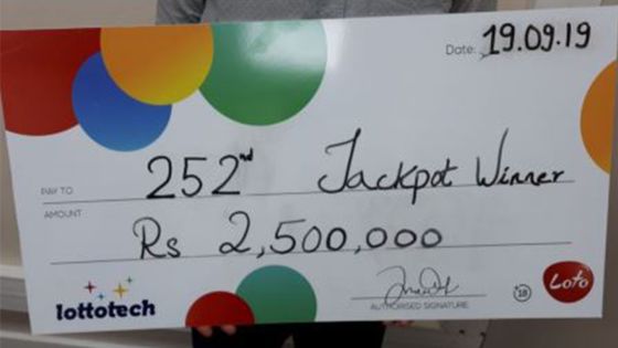 Loto : un habitant du sud remporte Rs 2,5 millions et compte rénover sa maison