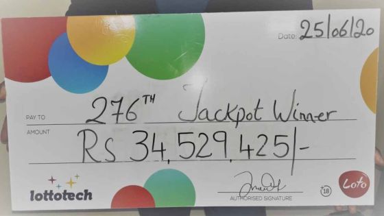 Loto : il remporte Rs 34,5 millions grâce aux dates d'anniversaire de ses proches