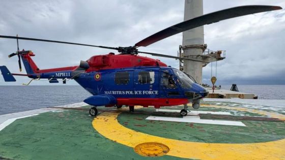 Port-Louis : Deux marins blessés secourus par le Police Helicopter Squadron 