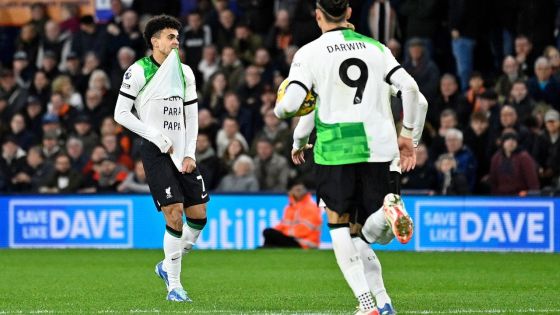 Luis Diaz marque pour Liverpool et dédicace son but à son père enlevé