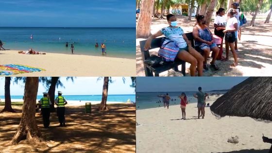 L’ambiance à Flic-en-Flac en ce premier dimanche de 2022