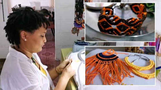 Entreprenariat - Bijoux en micro-macramé : La vente en ligne comme bouée de sauvetage pour Ornellia Hector