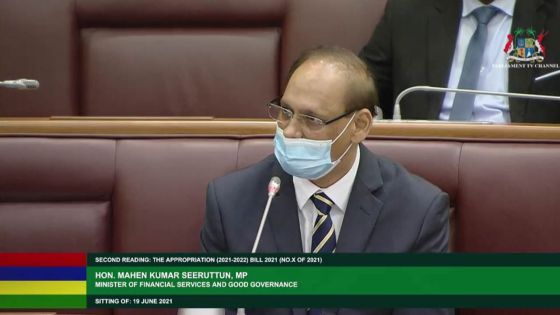 Débats budgétaires : Mahen Seeruttun s’en prend à Navin Ramgoolam