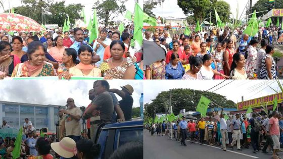 Mobilisation des travailleurs de l’industrie de la canne à Rose-Belle 