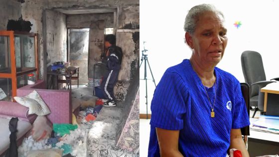 Sa maison ravagée par les flammes - Marie Josée, 65 ans : «Monn perdi tou, mo bizin zot sipor»