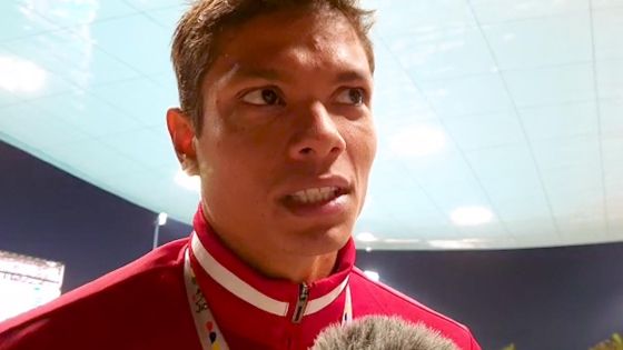 JIOI - Natation : le nageur mauricien, Mathieu Marquet, décroche le bronze 