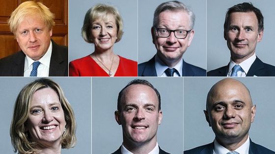 Les prétendants à la succession de Theresa May