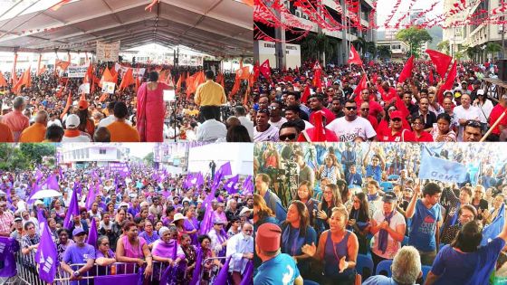 [En images] L'ambiance politique du 1er-Mai, la guerre des foules déclarée