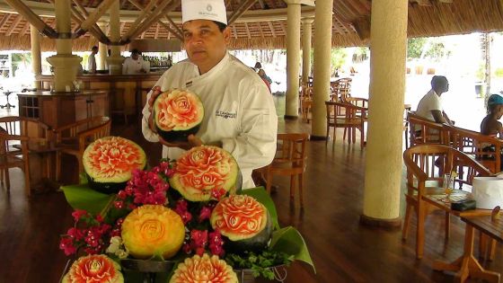 Artiste culinaire : petite démonstration de Nizam Tupsy