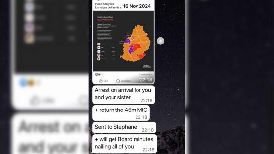 Des messages menaçants envoyés à Aditi Boolell le jour de la nomination de Sithanen 