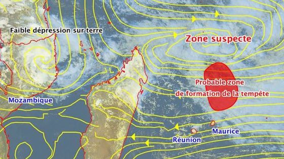 Météo : la «dépression» devrait se déplacer vers Maurice dès demain, selon nos confrères de La Réunion 
