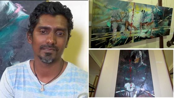 Michael Laljee raconte son enfance à travers ses tableaux