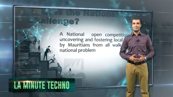 La Minute Techno - Lancement du National Innovation Challenge