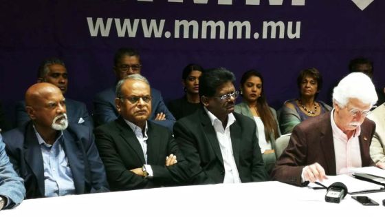 Elections générales : les trois candidats du MMM au no 7 sont connus 