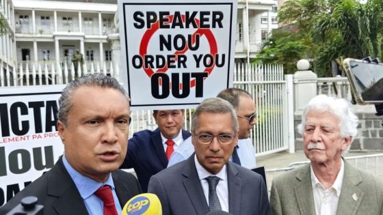 Enquête pour rassemblement illégal devant l’Assemblée nationale : « Honteux », déclare Xavier-Luc Duval 
