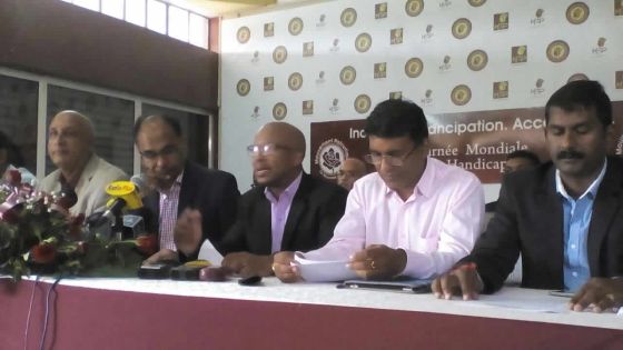 Journée des handicapés : Mervyn Anthony anime la conférence de presse du Mouvement patriotique