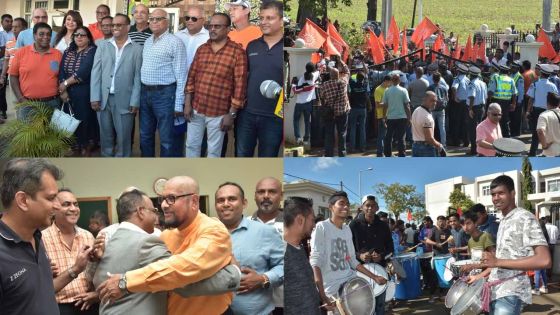 [En images] No 7 : le MSM en route pour défendre sa citadelle