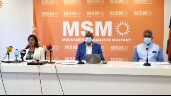 Suivez la conférence de presse du MSM