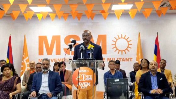 Suivez la conférence de presse du MSM