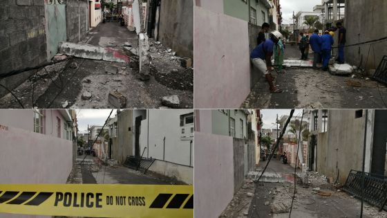 Plaine-Verte : des pans d'une maison s’effondrent