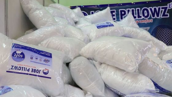 SVICC : 2e journée de la 3e édition du Salon du Déstockage ce samedi découvrez les promos au stand de JOBE PILLOWS & CUSHIONS