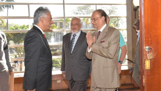 Ramgoolam regrette de n'avoir pu nommer Sir Satcam Boolell au poste de président de la République