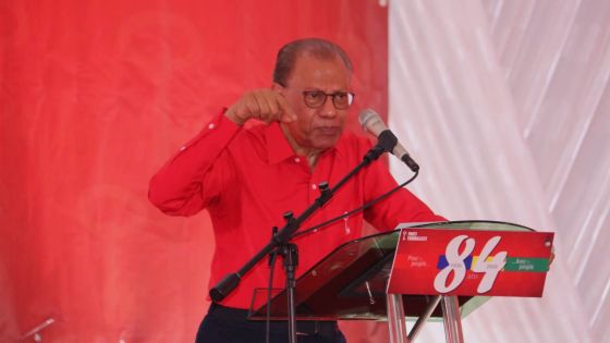 Ramgoolam : «MSM pe kontinie fer tou pou effas kontribision PTr dan listwar Moris»