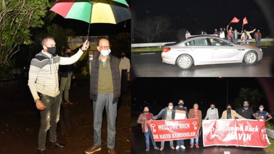 Ramgoolam de retour au pays 