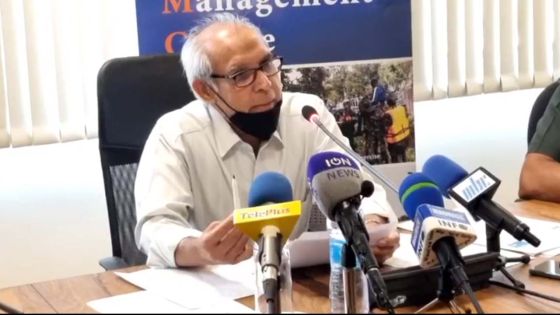 National Crisis Committee: Anwar Husnoo face à la presse