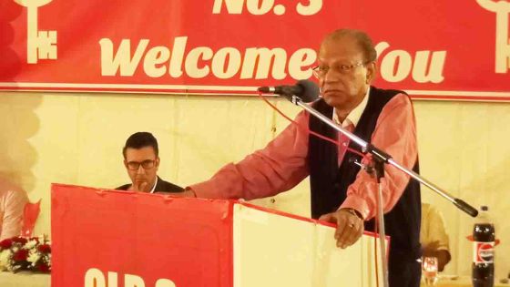 Ramgoolam à Plaine-Verte : «Ici bizin 3-0, pa gagne drwa lot rezilta»