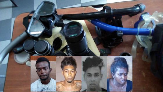 Après un vol  à Blue Bay : drogue de synthèse et articles volés saisis chez des cambrioleurs 