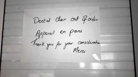 Hôpital de Mahébourg : prendre son mal de dents en patience 