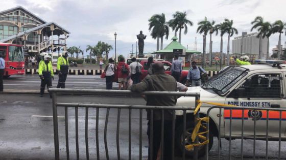 Grosses averses : les tunnels du Caudan Waterfront fermés