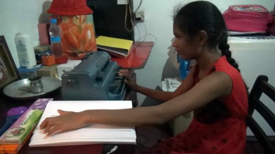 En situation d’handicap, Preety Daby inscrite au Sharma Jugdambi SSS