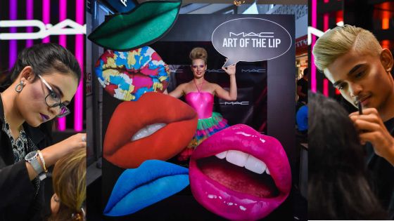 M·A·C Cosmetics se dévoile en beauté à Bagatelle