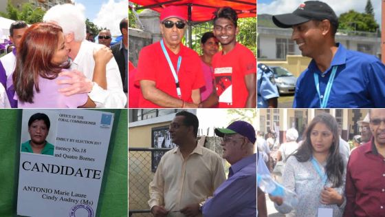 Election partielle au no 18 : réactions de quelques candidats à la mi-journée