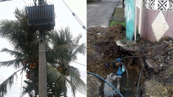 Travaux inachevés à Sainte-Croix : une tranchée de la CWA menaçait la stabilité d’une colonne électrique