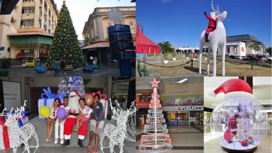 Les centres commerciaux au couleur de Noël