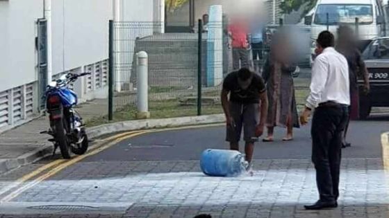 Explosion d’une bonbonne de gaz dans la cour de l’hôpital Dr AG Jeetoo
